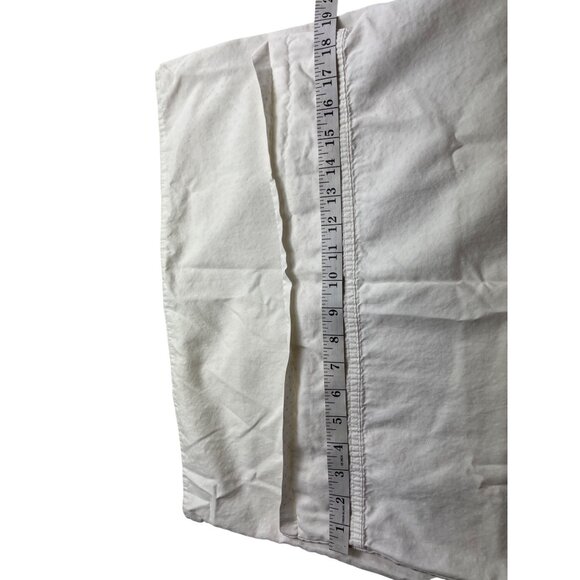 3 White Cotton Pillowcases 30" X 20" Polka Dot Pattern /Plain Standard Size Bedd - Picture 4 of 5